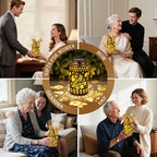 4 Pack Cardinal Solar Lanterns Outdoor Waterproof, Metal Hanging Lights Decorations for Garden Yard Lawn Patio, Cardinal Gifts for Women Mom Grandma Gardener for Mother'Day Christmas