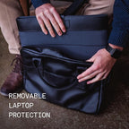 Nordweg Nomad Leather Briefcase NW080A – Leather Bag for Work & Travel – Fits 15.6” Laptop – Minimalist, Durable, Elegant