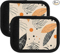 Abstract Tropical Leaves Luggage Handle Wrap for Suitcase Luggage Tags Handle Covers Identifiers Soft Decorations Travel Accessories 2 Pack