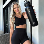 BOTTLE BOTTLE 40 oz sports water bottle stainless steel insulated water bottle with straw and pills holder