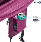 ENO DoubleNest Hammock - Lightweight, Portable, 1 to 2 Person Hammock - for Camping, Hiking, Backpacking, Travel, a Festival, or The Beach - Plum/Berry