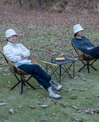 iClimb Ultralight Compact Camping Folding Table with Carry Bag (Reinforced Silver - L)