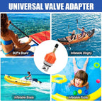 2Pack SUP Pump Adaptor, Universal Inflatable Boat SUP Pump Converter Air Valve Adapter