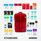 My Medic MYFAK Large Standard - HSA FSA First Aid Kit - Comprehensive Home Medical Kit with 150 Items - IFAK for Camping Car or Boat - Red