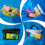 Waterproof Fanny Pack, Waterproof Pouch for Phone Passport Wallet Holder, Floating Dry Bags for Travel Beach Swimming Kayaking Boating Pool Diving Accessories