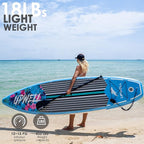 UPWELL 10'6"/11'/11'6" Inflatable Paddle Board, Stand Up Paddlboard for Youth & Adults, Stable Design, Premium SUP Accessories, Backpack, Leash, Hand Pump, Fins