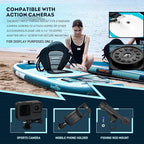 InnoExpo 11' Inflatable Stand Up Paddle Boards with Premium Accessories, Wide Stable SUP Paddle Board Design, Non-Slip Comfort Deck for Youth & Adults