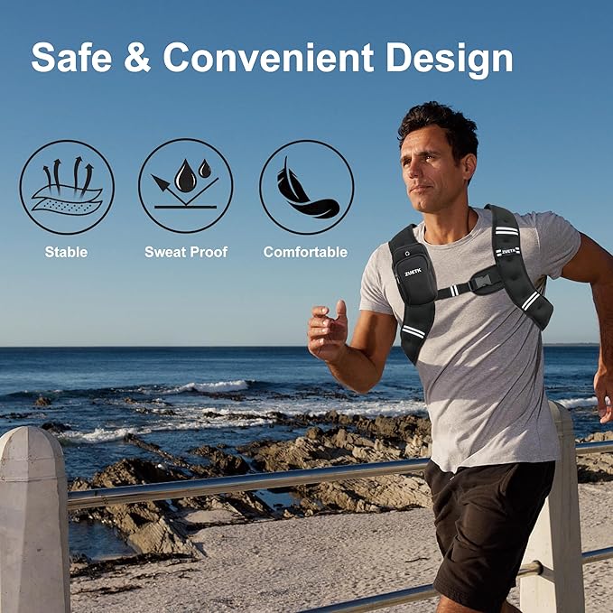 Weighted Vest, 6lb/8lb/12lb/16lb/20lb/25lb/30lb Weight Vest with Reflective Stripe, Weighted Vest for Men Women Workout Equipment for Strength Training, Running, Jogging, Fitness, Weight Loss