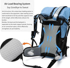 Hiking Backpack,40L to 50L Extra Large Capacity Hiking Bag,Internal Frame Camping Backpack,Upgraded X-PAC Lightweight Sport Daypack Travel Backpack Fit For Mountain Climbing Camping(Blue)