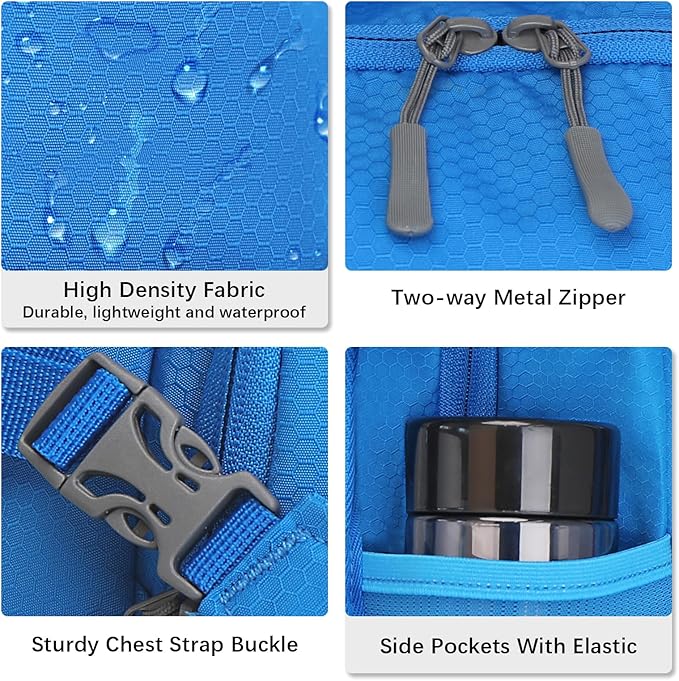 Hydration Backpack,Lightweight Hiking Backpack with 2L Water Bladder,Water Backpack for Biking, Running, Festival