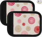 Red Circle Luggage Handle Wrap for Suitcase Luggage Tags Handle Covers Identifiers Soft Decorations Travel Accessories 2 Pack