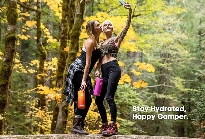 HYDRO CELL Stainless Steel Insulated Water Bottle with Straw - For Cold & Hot Drinks - Metal Vacuum Flask with Screw Cap and Modern Leakproof Sport Thermos for Adults (Fuchsia 40oz)