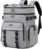 Weitars Insulated Cooler Backpack,Double Deck Waterproof Soft Cooler Bag,Backpack Coolers Leak Proof Lunch Backpack for Men Women for Travel,Camping,Picnic,Beach,Picnic,Outdoor 31L/52 Can