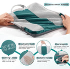 8 Set Compression Packing Cubes for Travel Essentials,Compressible Expandable Packing Cubes for Suitcase,OlarHike Luggage Organizer Bags for Travel,Handy Helper for Organizing Clothes(Dark Blue Green)