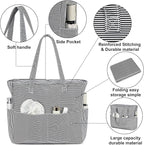 Bluboon Waterproof Beach Tote Pool Bags for Women Ladies Extra Large Carry On Bag With Wet Compartment for Weekender Travel