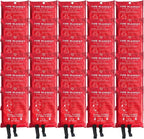 30 Packs Fire Blanket – 39.37x39.37 Inches, 1100℉ Heat Resistant, Emergency Fire Suppression Blanket for Kitchen, Home, Car, Camping – Easy to Use, Non-Toxic, Reusable, Compact & Lightweight