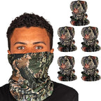 S A Company 5-Pack UV Face Shield | UV 30+ Multipurpose Neck Gaiter Balaclava for Adults
