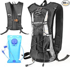 Hydration Backpack wtih 2L Water Bladder, Hiking Water Backpack, Water Bladder Backpack for Running and Biking (Men & Women) - BPA-Free, Breathable Mesh, 16L Storage, 2025 Upgrade