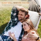 Inflatable Camping Travel Pillow, Lightweight Backpacking & Hiking Pillow with Removable Cover, Washable for Neck Lumbar Support