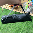 Outdoor Camping Backrest,Lightweight Foldable Chair,Park Leisure backrest,Beach Portable Single Lazy Chair,Aluminum Lazy Comfortable Backrest (Carbon Black)