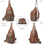 Sling Bag Crossbody Bags for Women Small Cross Body Bag Fanny Packs Chest Sling Purse for Daily Travel Leisure Sport