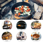 Bulin 24/13/11/8/4 PCS Camping Cookware Mess Kit Lightweight Backpacking Cooking Set Outdoor Cook Gear for Family Hiking, Picnic(Kettle, Pot, Frying Pan, Bowls, Plates, Spoon)