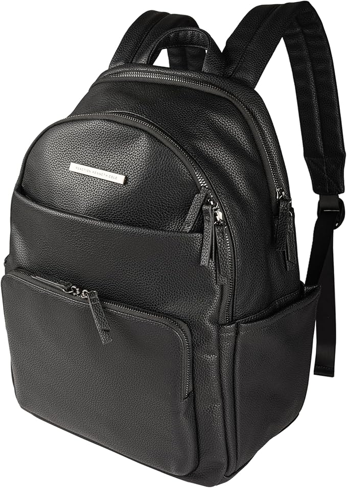 Kenneth Cole Reaction Marley Double Compartment Vegan Leather Womens 15" Laptop Fashion Backpack