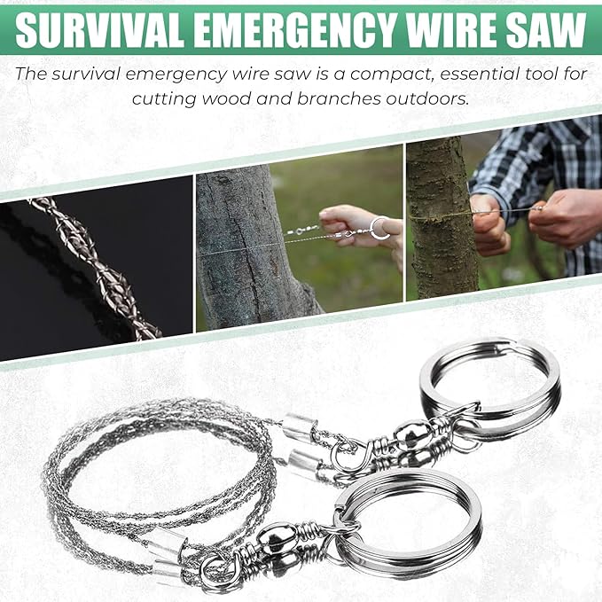 Survival Kit - All-in-One Survival Gear and Supplies for Camping, Hiking, Hunting, and Car Emergencies - Essential Tools, Great Gift for Men, Fathers, Boyfriends, Boys, Dads and Scouts