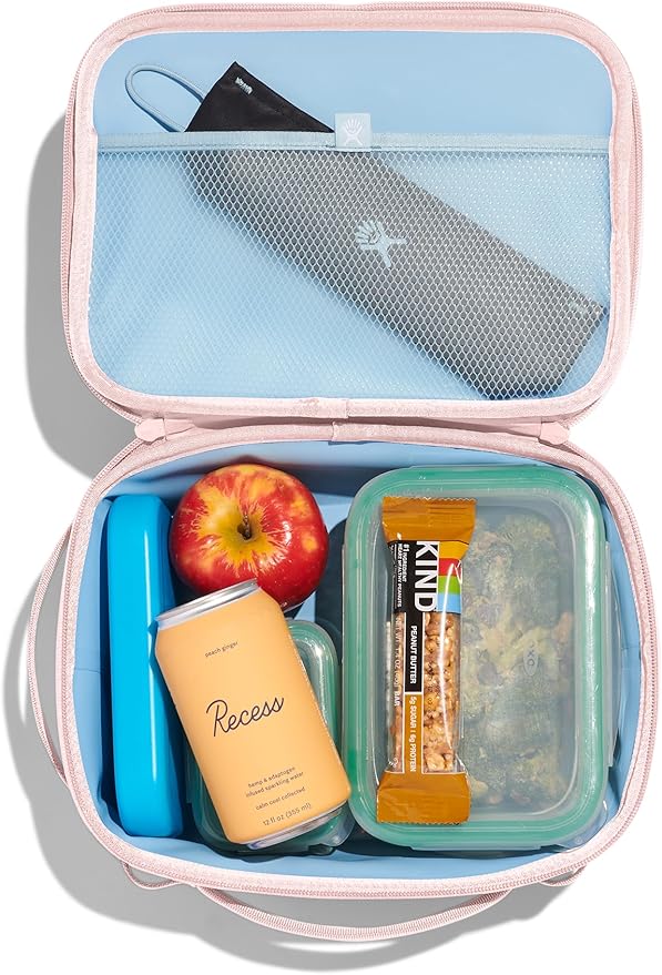 Hydro Flask Carry Out Lunch Box – Insulated Adult Lunch Cooler for Men and Women 5 L Trillium Pink