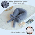 Travel Pillow Multifunctional Airplane Travel Neck Pillow Provides Neck and Lumbar Support During Travel Airplane Pillow Gray