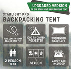 Stansport 2 Person Camping Tent