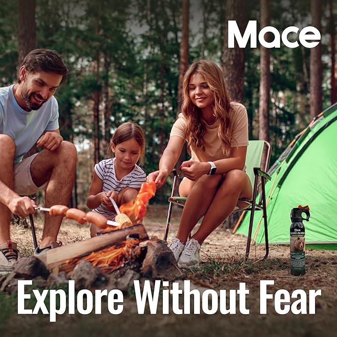 Mace Animal Repellent Sprays - Guard Alaska Bear Spray & Muzzle Dog Repellent Spray, EPA Registered, Outdoor Safety & Self Defense Protection for Hiking, Camping, & Animal Encounters