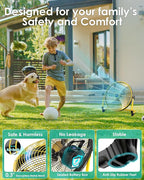 ZHULI 14" Portable Battery Operated Floor Fan, Rechargeable Cordless Camping Fan, Hi-Velocity Brushless Motor, Metal blade, USB Phone Charge, 8~60H Runtime, Quiet, Wireless, For Outdoor Home Workshop