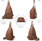 Sling Bag Crossbody Bags for Women Small Cross Body Bag Fanny Packs Chest Sling Purse for Daily Travel Leisure Sport