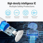 Portable Charger, S03 2-Pack 5000mAh Power Bank Fast Charging, with Flashlight Compatible with iPhone16/15/14/13/12/11 Series and Android Phone, Beige