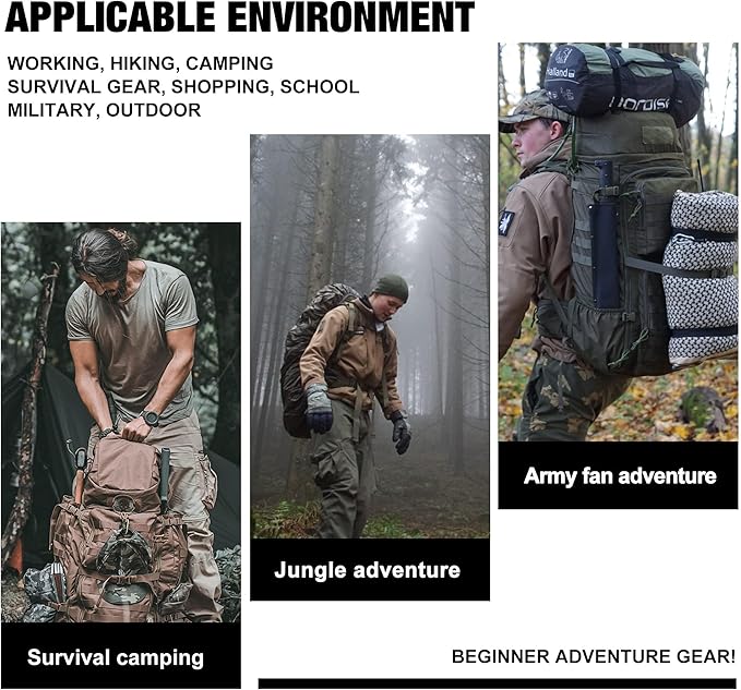 Mardingtop Small Tactical Backpack,Molle Hiking Backpack for Backpacking,Cycling and Biking,25L Backpack