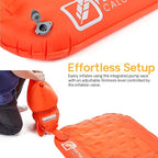 Featherstone Calcatta Air Sleeping Pad for Camping, Hiking, & Backpacking - Inflatable, Ultralight, Warm, 4 Season, & Comfortable - R-Value 5.6