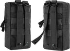 2 Pack Molle Pouches - Tactical Compact Water-Resistant EDC Pouch Bag Small Utility Pouch