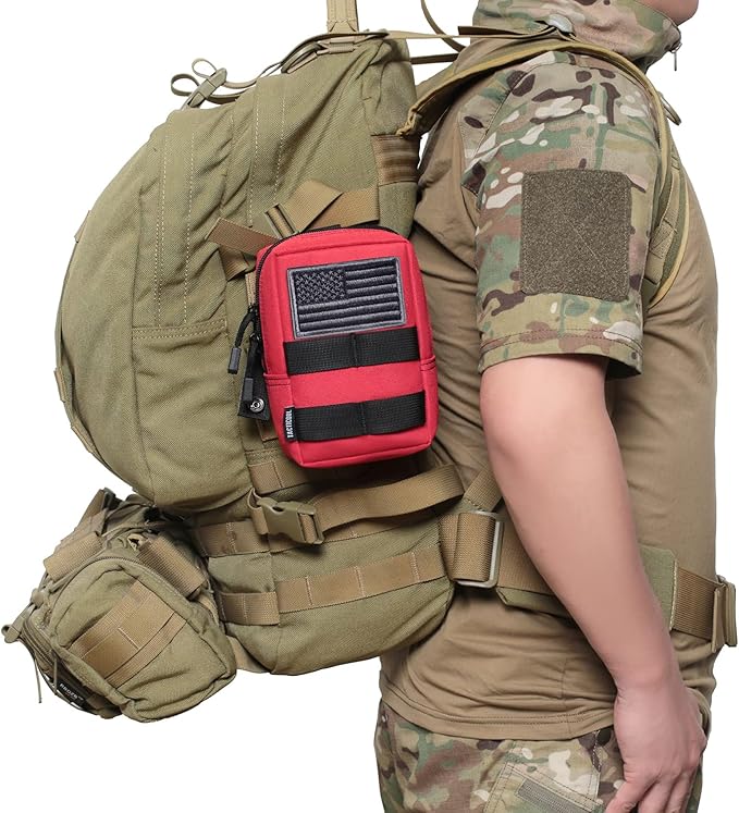 2 Pack Molle Pouches - Tactical Compact Water-Resistant EDC Pouch