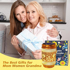 Gifts for Mom, Mothers Day Gift Solar Lanterns Outdoor, Mother Birthday Gift from Daughter Son, Metal Solar Hanging Hummingbird Lights with Shepherd Hook for Outside Garden Yard Patio Pathway