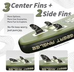 Adventure 12’×35"/39" Extra Wide Paddle Board, One-Stop Premium SUP Board Accessories, Tailored 5 Fins, Stable Inflatable Stand Up Paddle Boards for Youth/Adults of All Skill Levels