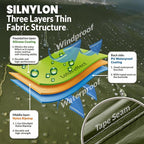 onewind 12×10 ft Hammock Tarp, Ultralight Tarp Silnylon Hammock Rain Fly Lightweight Waterproof Camping Tent Tarp with Doors, Easy to Setup with Stuff Sack, Tent Stakes, OD Green