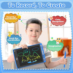 4 Pack LCD Writing Tablet for Kids, 8.5 Inch Colorful Doodle Board Drawing Tablet, Educational Learning Toys Birthday Gifts for Boys Girls Age 3 4 5 6 7 8