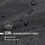 KingCamp Sleeping Bag for Adults, Cold Weather & Warm Extra Wide Big & Tall XL Portable Waterproof Flannel Sleeping Bags, Essentials Gear Accessories for Camping Backpacking Hiking Indoor & Outdoor