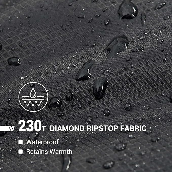 KingCamp Sleeping Bag for Adults, Cold Weather & Warm Extra Wide Big & Tall XL Portable Waterproof Flannel Sleeping Bags, Essentials Gear Accessories for Camping Backpacking Hiking Indoor & Outdoor