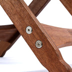 BYER OF MAINE Pangean Folding Stool – Canvas Camp & Wood Camp Stool for Portable & Outdoor Seating in Natural Color