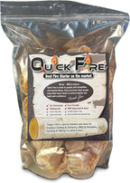 Quick Fire Starter Pods in Resealable Packs - Fire Starters for Campfires, BBQ, Grill Pit, Wood Stove & Charcoal Starter, 20 Min Burn Time,30 Extra Large Pods, USA Made, Brown