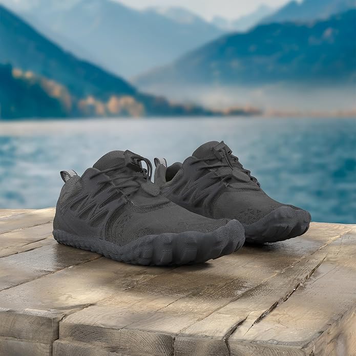 L-RUN Barefoot Water Shoes Women Mens Aqua Sock Athletic Hiking Water Sports Shoes for Swim Beach Pool Sand Diving Walking