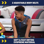 WOW Sports Life Jacket, US Coast Guard Approved Life Vest for Fishing, Kyaking, & Boating PFD, Blue - Large/XL