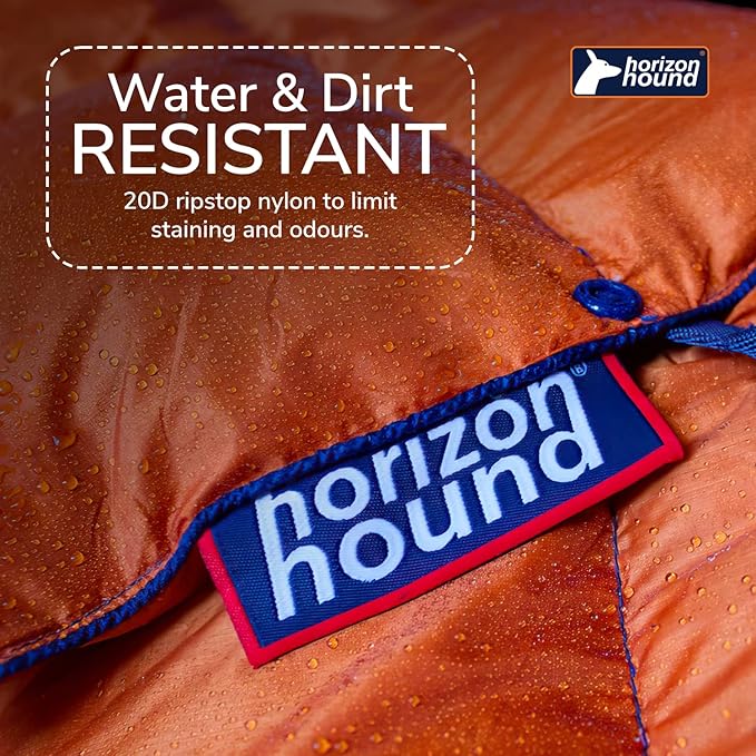 Horizon Hound Down Camping Blanket - Outdoor Travel Quilt | Sustainable, Insulated, Lightweight & Warm Gear for Sleep, Camping, Stadium, Hiking & Festivals | Water Resistant, Packable & Compact
